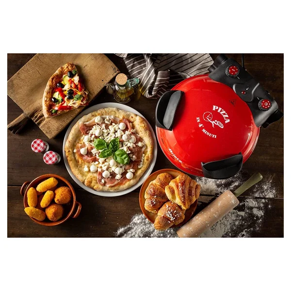 Ariete 0909/10 Kırmızı Pizza Makinesi - Görsel 8