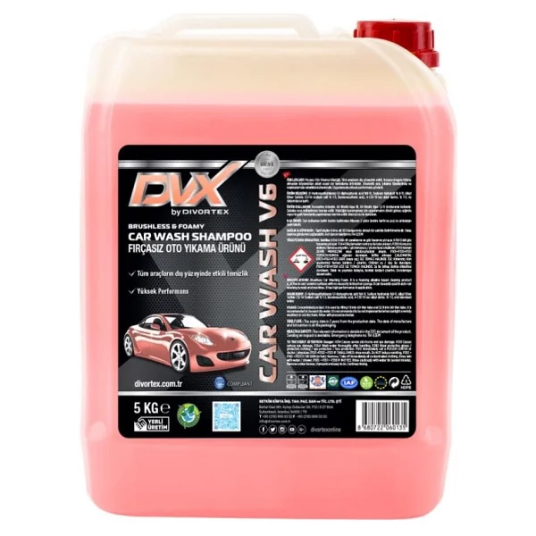 Divortex Car Wash V6 5 Kg Fırçasız Oto Şampuan - Görsel 3
