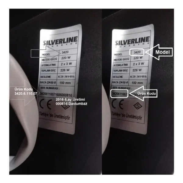 Populer Silverline 3420 3444 3450 Uyumlu Yeni Nesil Karbon Filtre - Görsel 4