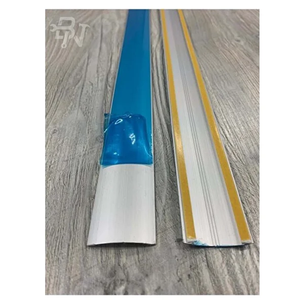 Bn Kapı Parke Kapı Altı Çıtası Eşik Çıtası Alüminyum Gri Veya Sarı Altı Yapışkanlı Kapı Eşik Profili - 95 Cm - Görsel 3