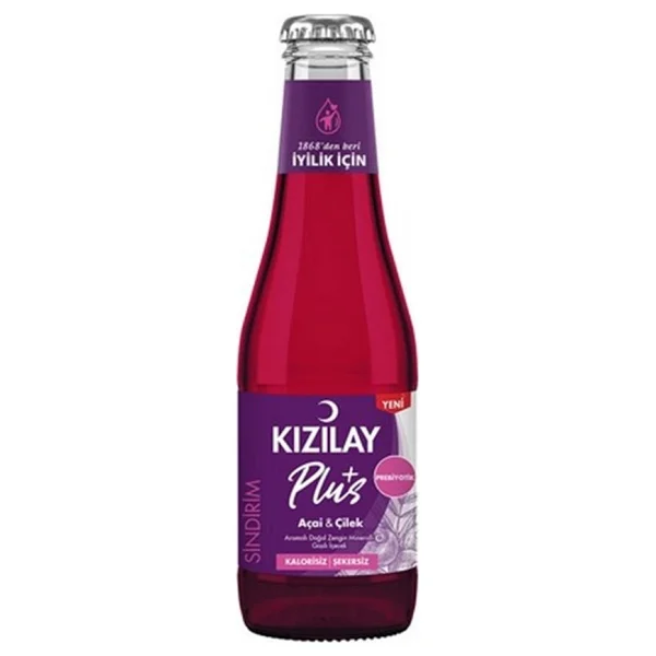 Kızılay Plus Açai Ve Çilekli Maden Suyu 24x200 Ml - Görsel 7