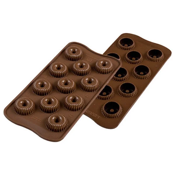 Silikomart Scg49 3d N15 Choco Cro Silikon Çikolata Kalıbı - Görsel 3