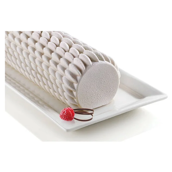Silikomart Buche Quenelle Silikon Rulo Pasta Kalıbı - Görsel 4