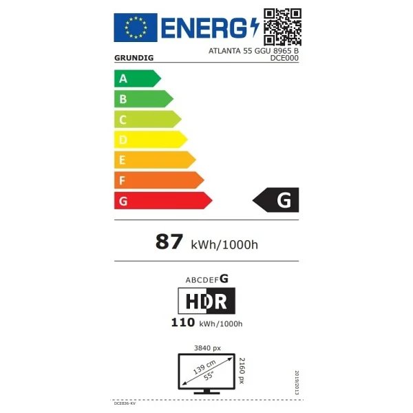 Grundig Atlanta 55 Ggu 8965 B 4K Ultra HD 55" 140 Ekran Uydu Alıcılı Android Smart LED TV - Görsel 3