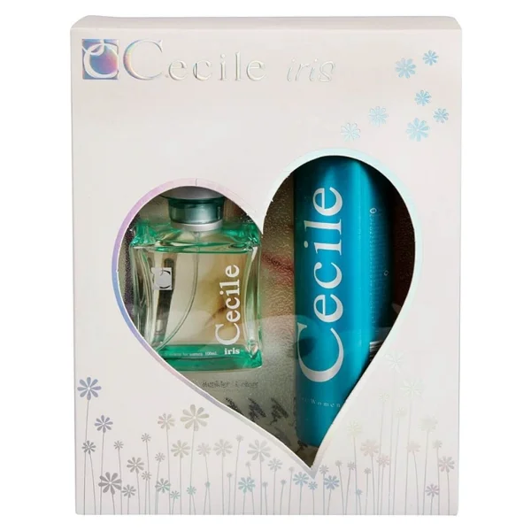Cecile Iris Kadın Parfüm Seti 100 ml EDT Ve 150 ml Deodorant Meyveli Koku - Görsel 2