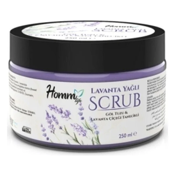 Homm Homm Lavanta Yağlı Bitki Tanecikli Scrub 250 Ml - Görsel 3