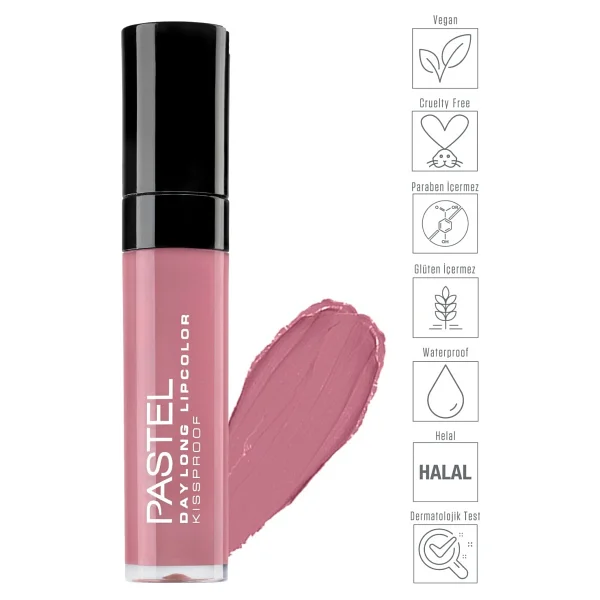 Pastel Daylong Lipcolor Kissproof Mat 49 Likit Ruj - Görsel 3