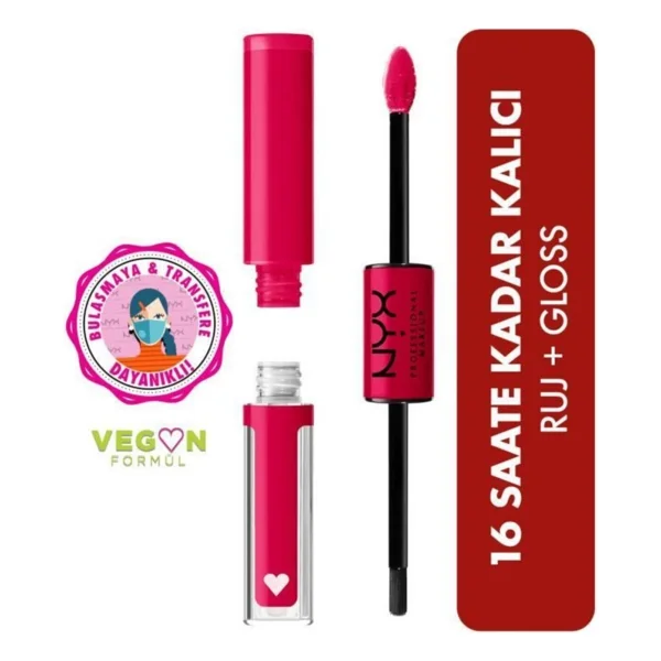 Nyx Shine Loud High World Shaper Dudak Parlatıcısı - Görsel 2