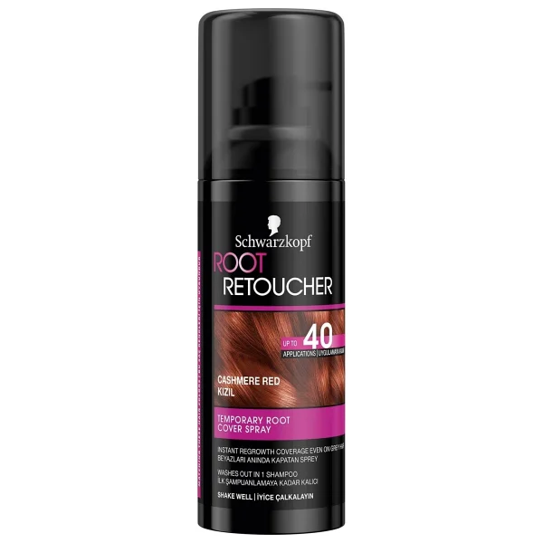 Schwarzkopf Beyazları Anında Kapatan Sprey Boya Kızıl 120 Ml - Görsel 2