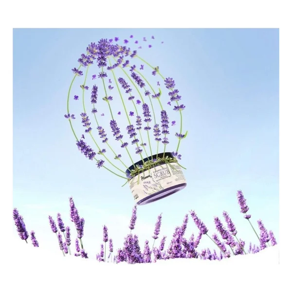 Homm Homm Lavanta Yağlı Bitki Tanecikli Scrub 250 Ml - Görsel 2