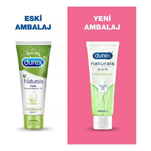 Durex Naturals 100 Ml Su Bazlı Kayganlaştırıcı Jel - Görsel 3
