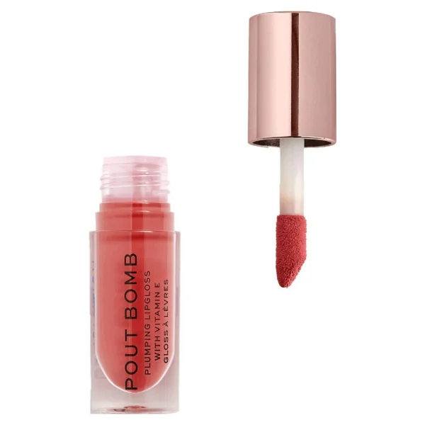 Revolution Makeup Revolution Revolution Dudak Dolgunlaştırıcı Ve Parlatıcı - Pout Bomb Plumping Gloss - Peachy - 121 - Görsel 3