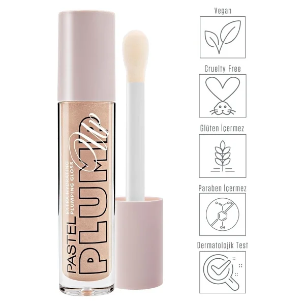 Pastel Plump Up Extra Hydrayting Dolgunlaştırıcı 201 Royal Dudak Parlatıcısı - Görsel 3
