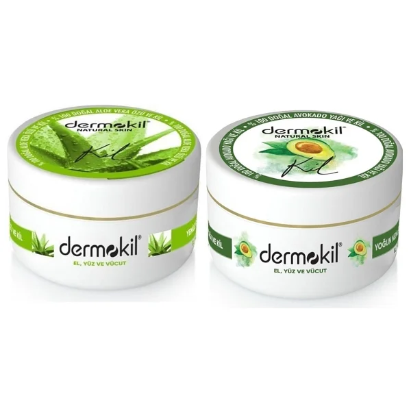 Dermokil Natural Aloe Vera 300 Ml + Avokado Özlü 300 Ml El Ve Yüz Bakım Kremi - Görsel 3