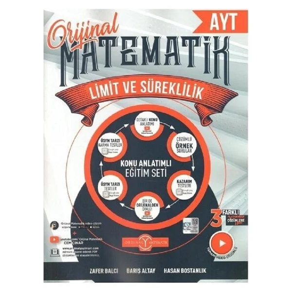 Orijinal Yayınları Ayt Matematik Limit Ve Süreklilik Konu Anlatımlı Eğitim Seti - Görsel 6