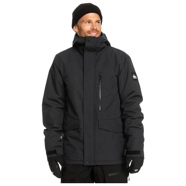 Quiksilver Mission Solid Eqytj03266-Kvj0 Siyah Erkek Snowboard Montu - Görsel 7