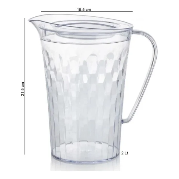 Tupperware Pırlanta Serisi 2 Lt Sürahi - Görsel 5