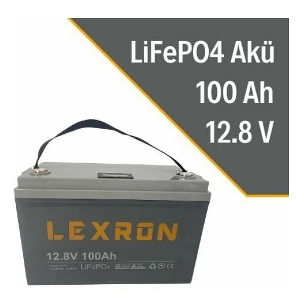 Lexron 100 Ah 12.8 V Lityum Akü - Görsel 2