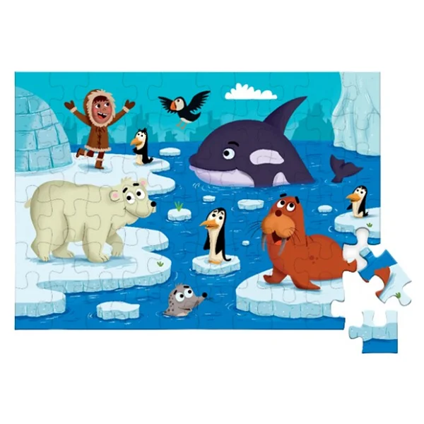 Eolo Kutuplar 60 Parça Yer Puzzle - Görsel 5