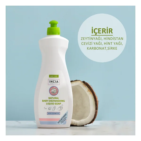 Incia Doğal Bebek Bulaşık Sabunu 500 Ml - Görsel 3