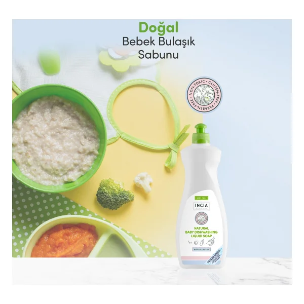 Incia Doğal Bebek Bulaşık Sabunu 500 Ml - Görsel 7