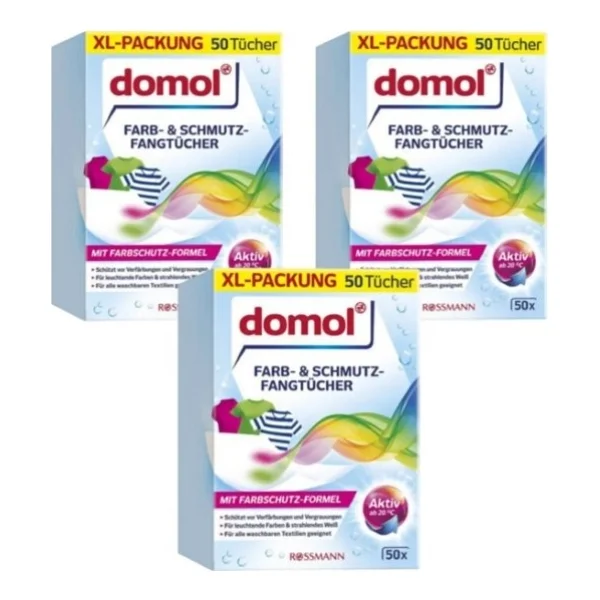 Domol Renk Koruyucu Mendil 50'li 3 Adet - Görsel 2