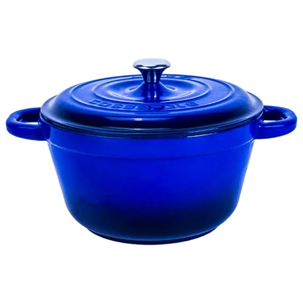 Lava New Heritage Yuvarlak Mavi 22 cm Döküm Tencere - Görsel 5