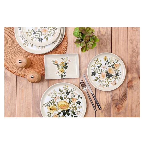 Porland Floral 18 Parça 6 Kişilik Kahvaltı Takımı - Görsel 5