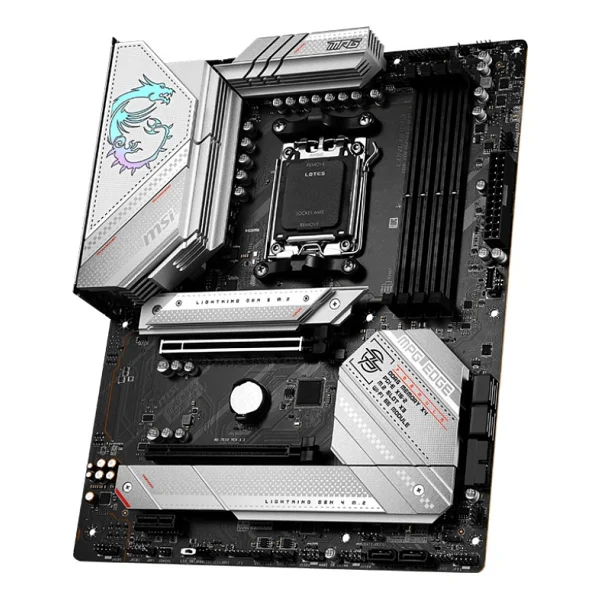 Msı Mpg B650 Edge Wi-Fi AMD Am5 DDR5 Atx Anakart - Görsel 3
