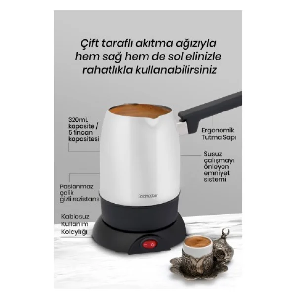 Goldmaster BY-4301 Köpük Elektrikli Cezve - Görsel 5