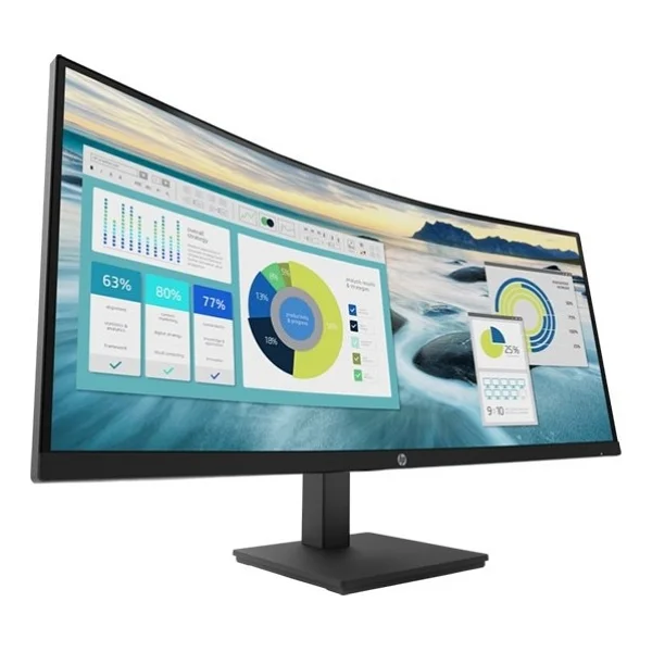 Hp P34hc G4 21y56aa 34" 5 Ms Curved 60 Hz Monitör - Görsel 2