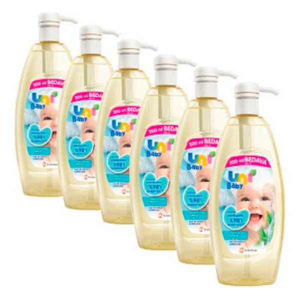 Uni Baby Saç Ve Vücut Şampuanı 900 Ml 6 Adet - Görsel 2