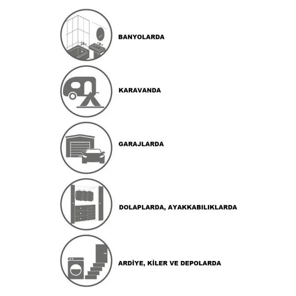 Saban Nem Alıcı Yedek Tablet 1 Kg Kare Natural - Görsel 2