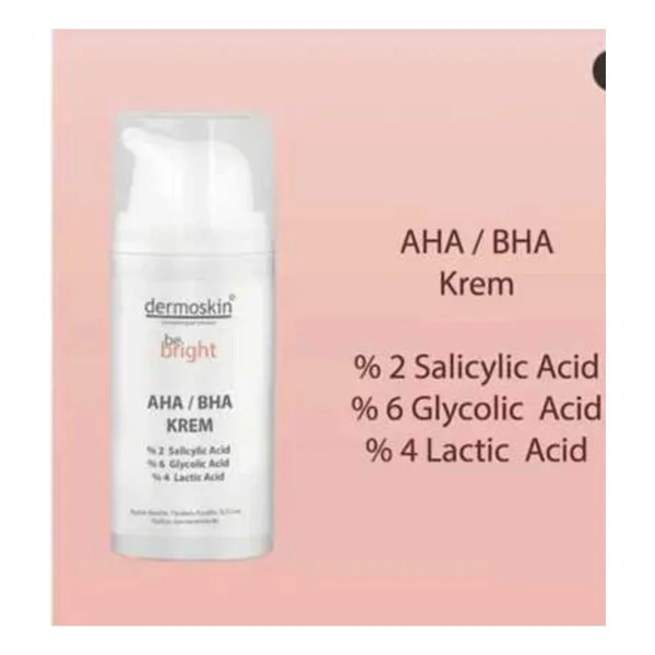Dermoskin Be Bright AHA/BHA Cream 33 ml 2 Adet - Görsel 2