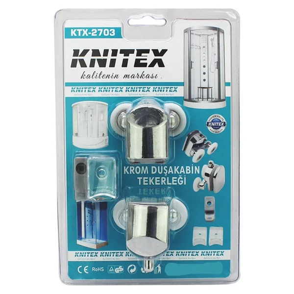 Knitex Ktx-2703 Krom Duşakabin Tekerleği - Görsel 2