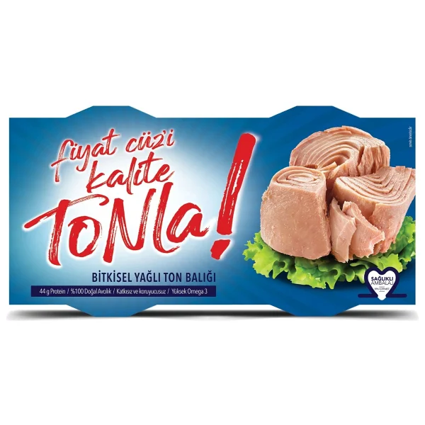 Dardanel Tonla Ayçiçek Yağlı Ton Balığı 2x150 gr - Görsel 2