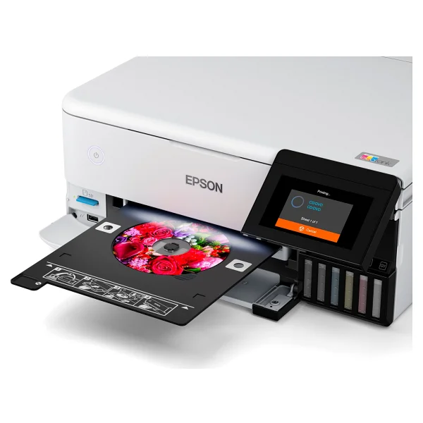 Epson Ecotank L8160 Wi-Fi + Tarayıcı + Fotokopi Renkli Çok Fonksiyonlu Tanklı Mürekkep Püskürtmeli Yazıcı - Görsel 2