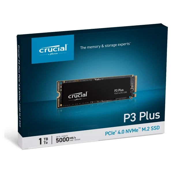 Crucial P3 Plus 3d Nand Ct1000p3pssd8 Pcı-Express 4.0 1 TB M.2 SSD - Görsel 5