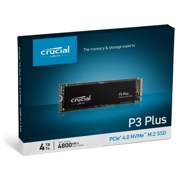Crucial P3 Plus 3d Nand Ct4000p3pssd8 Pcı-Express 4.0 4 TB M.2 SSD - Görsel 5