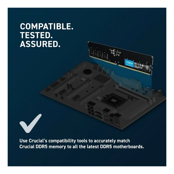 Crucial 16 GB 5600 MHz Cl46 Ct16g56c46u5 DDR5 RAM - Görsel 5
