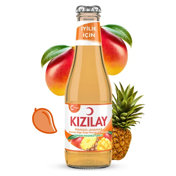 Kızılay Mango Ve Ananas Aromalı Maden Suyu 200 Ml X 24 Ad - Görsel 2
