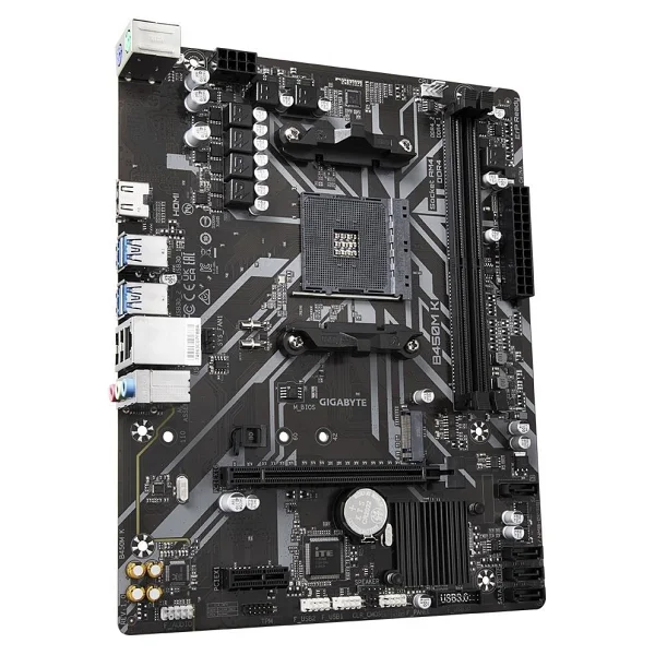 Gigabyte B450M K AMD AM4 DDR4 Micro ATX Anakart - Görsel 3