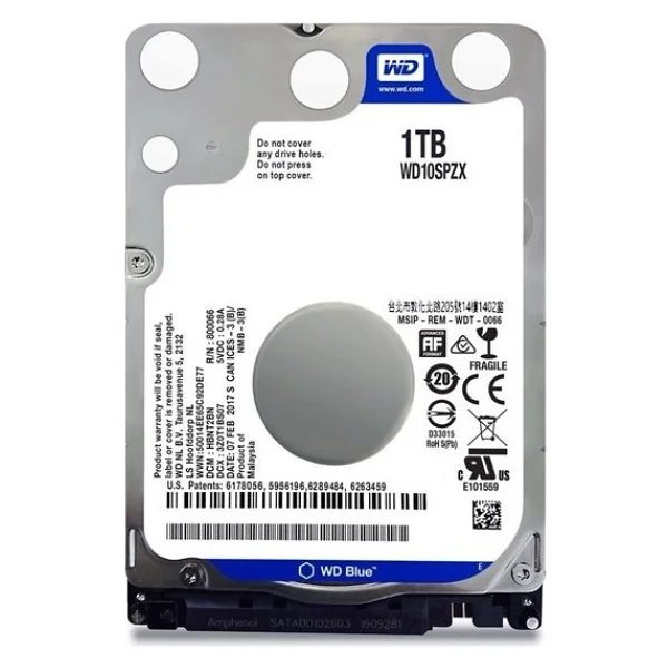 Western Digital Blue Wd10spzx Sata 3.0 5400 Rpm 2.5" 1 TB Harddisk - Görsel 2