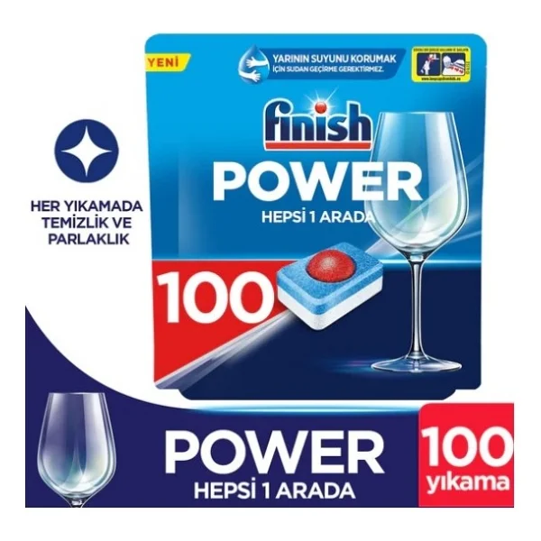Finish Hepsi Bir Arada Bulaşık Makinesi Tableti 100'lü - Görsel 2