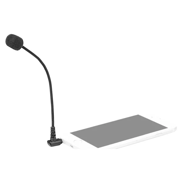 Boya By-Um4 Gooseneck Esnek Mini Telefon Mikrofonu - Görsel 2
