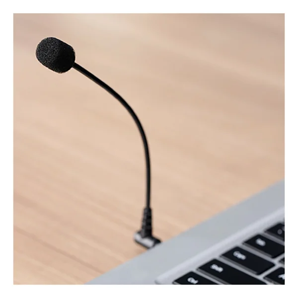 Boya By-Um4 Gooseneck Esnek Mini Telefon Mikrofonu - Görsel 4