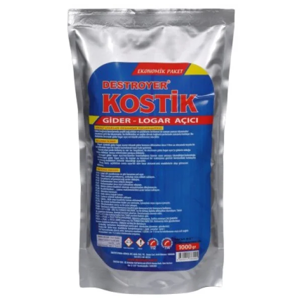 Destroyer 1 Kg Kostik Lavabo Ve Gider Açıcı - Görsel 2