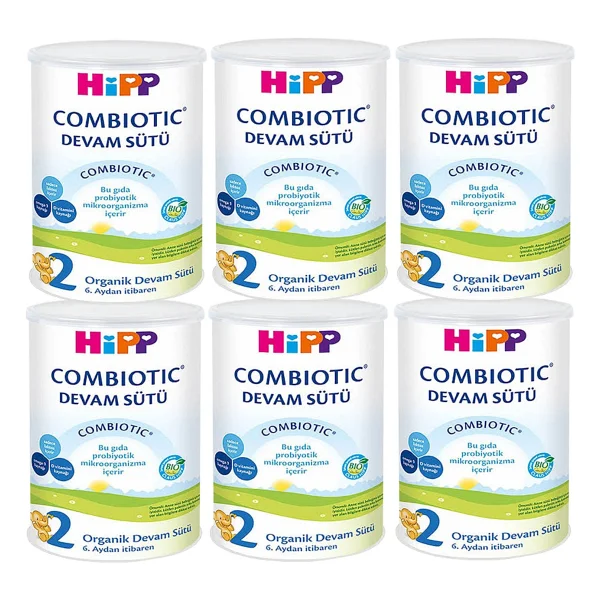 Hipp Organik Combiotic 2 Devam Sütü 350 Gr 6 Adet - Görsel 4