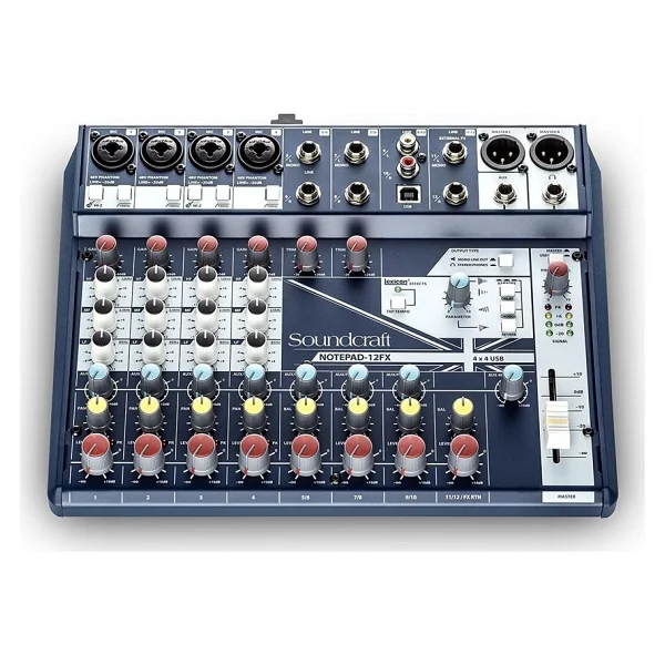 Soundcraft Notepad 12fx 12 Kanal USB Mikser - Görsel 4