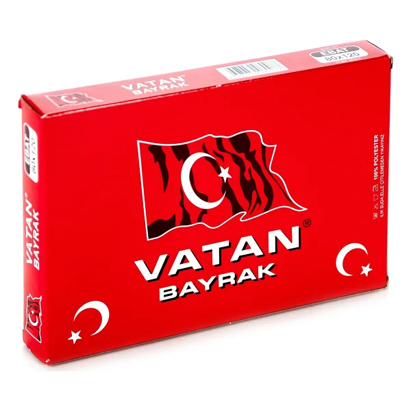 Vatan Türk Bayrağı - Kırmızı - 50 X 75 Cm - Görsel 6